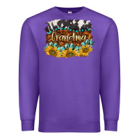 Purple western grandma Premium Sweatshirt - BarkalooDesign