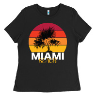 Black Miami Beach Ladies Tee - Bettercallsaul