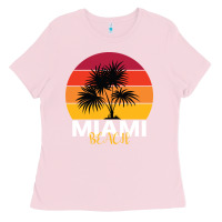 Bubblegum Pink Miami Beach Ladies Tee - Bettercallsaul