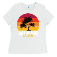 White Miami Beach Ladies Tee - Bettercallsaul