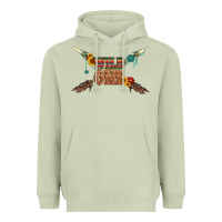 Matcha wild one with gemstone and sunflower Heavyweight Hoodie - Artiststas