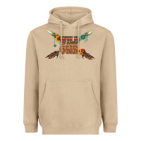 Mushroom wild one with gemstone and sunflower Heavyweight Hoodie - Artiststas