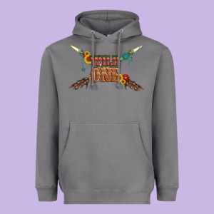 Wild One With Gemstone And Sunflower Heavyweight Hoodie Designed By Artiststas