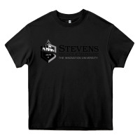 Black stevens institute of technology Heavy Core Tee - SnappyArt