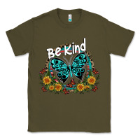 Army Green be kind Classic Tee - SublimationCraftShop