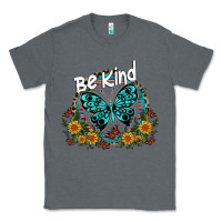Charcoal Heather be kind Classic Tee - SublimationCraftShop
