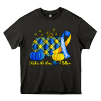 Asphalt october we wear blue and yellow with pumpkins Heavy Core Tee - Artiststas