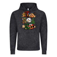 Vintage Black ho ho ho christmas Vintage Hoodie - CowGirlArtShop