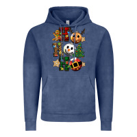 Vintage Denim ho ho ho christmas Vintage Hoodie - CowGirlArtShop