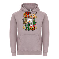 Vintage Zinc ho ho ho christmas Vintage Hoodie - CowGirlArtShop