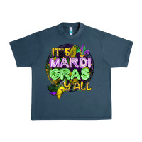 Midnight Navy its mardi gras yall Urban Heavy Tee - CowGirlArtShop