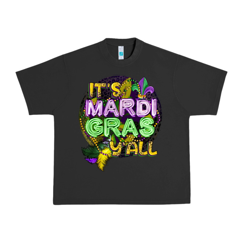 Its Mardi Gras Yall Urban Heavy Tee by CowGirlArtShop | Teevron