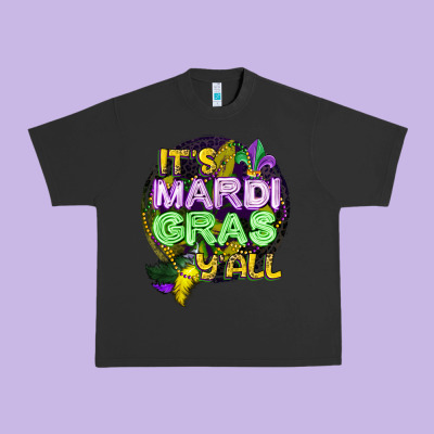 Its Mardi Gras Yall Urban Heavy Tee Designed By Cowgirlartshop