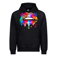 Black pride lips Urban Hoodie - AdoDesignShop