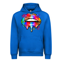 Cobalt pride lips Urban Hoodie - AdoDesignShop