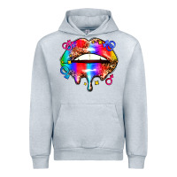 Heather Grey pride lips Urban Hoodie - AdoDesignShop