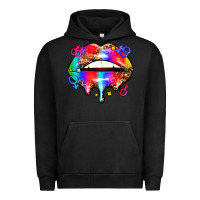 Pigment Black pride lips Urban Hoodie - AdoDesignShop