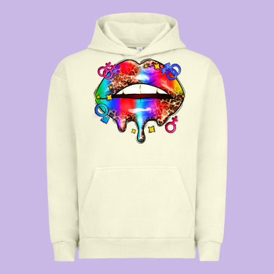 Pride Lips Urban Hoodie Designed By Adodesignshop
