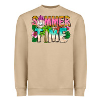 Mushroom Summer Time Heavyweight Sweatshirt - CowhideDigitalArt