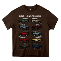 Chocolate Brown BJ4 FJ40 Landcruiser all colors T-Shirt Birthday Gift Heavy Core Tee - trangStudio
