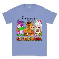 Colony Blue happy hallothanksmas farm animals Classic Tee - texasbilliewilder