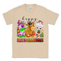 Mushroom happy hallothanksmas farm animals Classic Tee - texasbilliewilder
