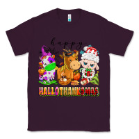 Plum happy hallothanksmas farm animals Classic Tee - texasbilliewilder