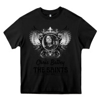 Black Chris Bailey Heavy Core Tee - FloraArt