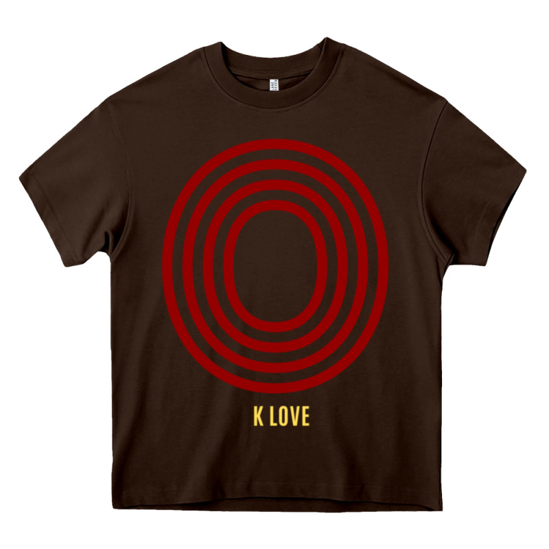 K Love 0 Heavy Core Tee by FloraArt | Teevron