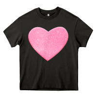 Valentines Pink Heart Heavy Core Tee | Teevron