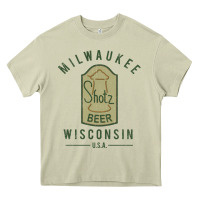 Mossy shotz beer worn Heavy Core Tee - FloraArt