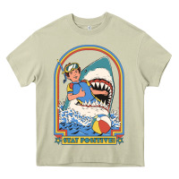 Mossy Stay Positive Classic Heavy Core Tee - FloraArt