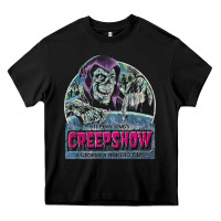Black creepshow 1 Heavy Core Tee - FloraArt