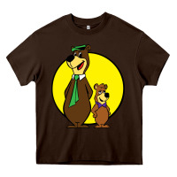 Chocolate Brown boo boo Heavy Core Tee - FloraArt