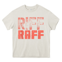 Cream riff raff, retro, punk, grunge. shabby style t shi Heavy Core Tee - FloraArt