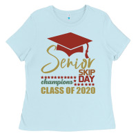 Baby Blue Senior Skip Day Champions Class Of 2020 Ladies Tee - Bettercallsaul