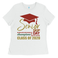 White Senior Skip Day Champions Class Of 2020 Ladies Tee - Bettercallsaul