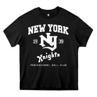 Black the natural ny new york knights baseball Heavy Core Tee - FloraArt