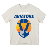 Cream las vegas aviators Heavy Core Tee - FloraArt