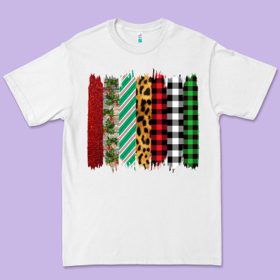 Christmas Brushstrokes Premium Tee Designed By Bettercallsaul