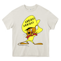 Cream speedy gonzales arriba Heavy Core Tee - FloraArt