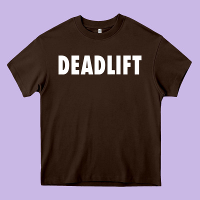 Deadlift Heavy Core Tee Designed By Floraart