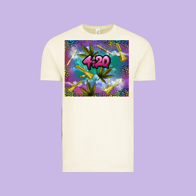 4 20 Marijuana Holiday Vintage Tee Designed By Tumblerdesignbyshophia
