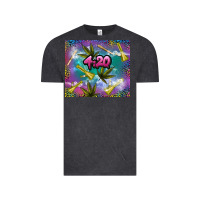 Vintage Black 4 20 marijuana holiday Vintage Tee - TumblerDesignByShophia