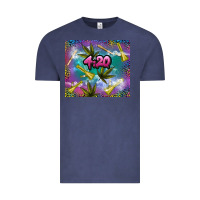 Vintage Denim 4 20 marijuana holiday Vintage Tee - TumblerDesignByShophia