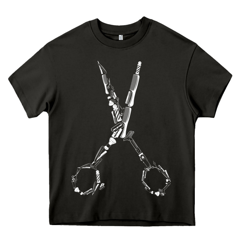 Barber Hairdresser For Barbershop Owner Gift Haircut Stylist Heavy Core Tee by trangStudio | Teevron