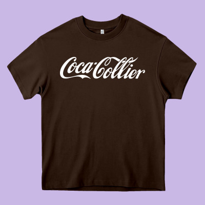 Coca Collier Heavy Core Tee Designed By Floraart