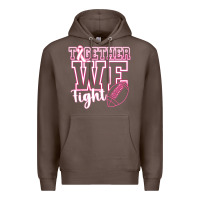 Coffee Together WE Fight Premium Hoodie - CowhideDigitalArt