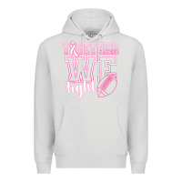 Dove Grey Together WE Fight Premium Hoodie - CowhideDigitalArt