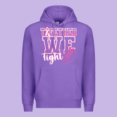 Together We Fight Premium Hoodie Designed By Cowhidedigitalart